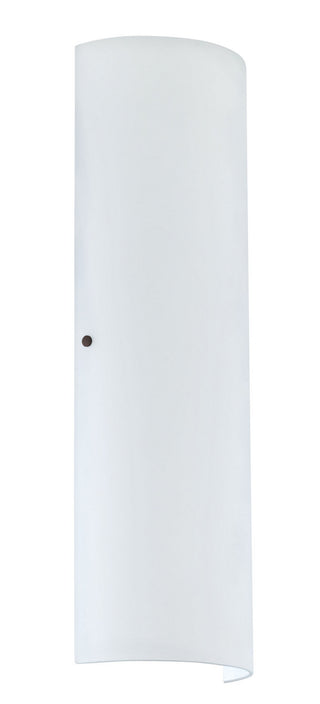 Buy bronze-with-opal-matte-21-75-x-7-x-3-5-glass Torre Sconce by Besa