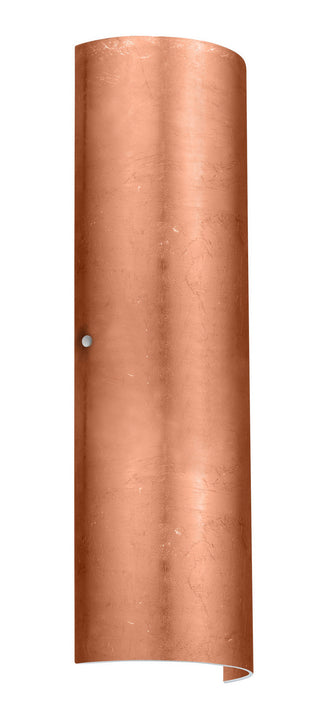 Buy satin-nickel-with-copper-foil-21-75-x-7-x-3-5-glass Torre Sconce by Besa