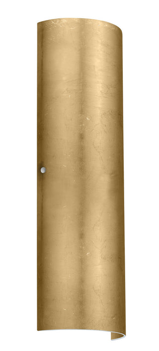Buy satin-nickel-with-gold-foil-21-75-x-7-x-3-5-glass Torre Sconce by Besa