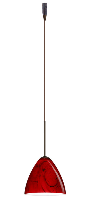 Buy bronze-with-magma-4-5-x-5-x-5-glass Mia Pendant by Besa