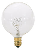 Globe 15 Watt E12 G16.5 130.00V Incandescent 2700k Light Bulb by Satco