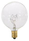 Globe 25 Watt E12 G16.5 130.00V Incandescent 2700k Light Bulb by Satco