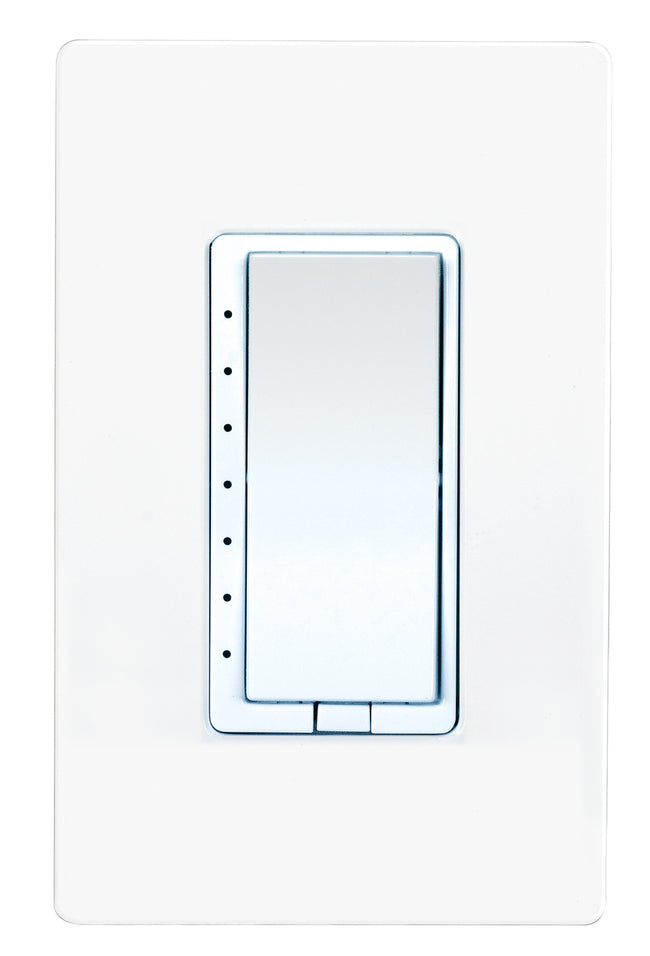 Satco IOT Z-Wave In-Wall Dimmer, White, alternate view [Satco-86-103|CUSTOM|1]