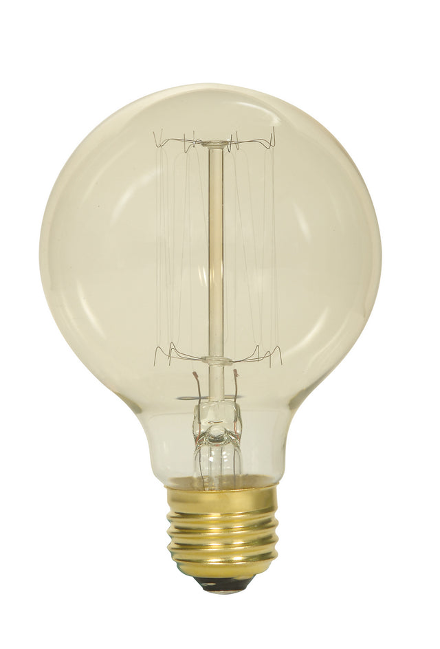 Globe 40 Watt E26 G25 120.00V Incandescent 2700k Light Bulb by Satco