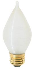 Flame Tip 40 Watt E26 C15 120V Incandescent 2700k Light Bulb by Satco
