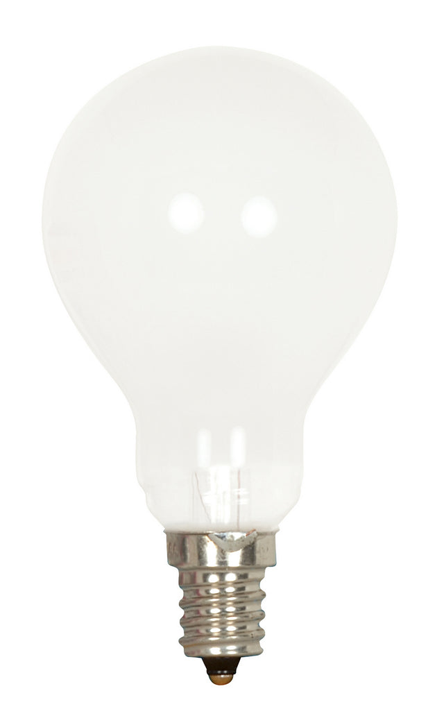 40 Watt E12 A15 120V Incandescent 2700k Light Bulb by Satco