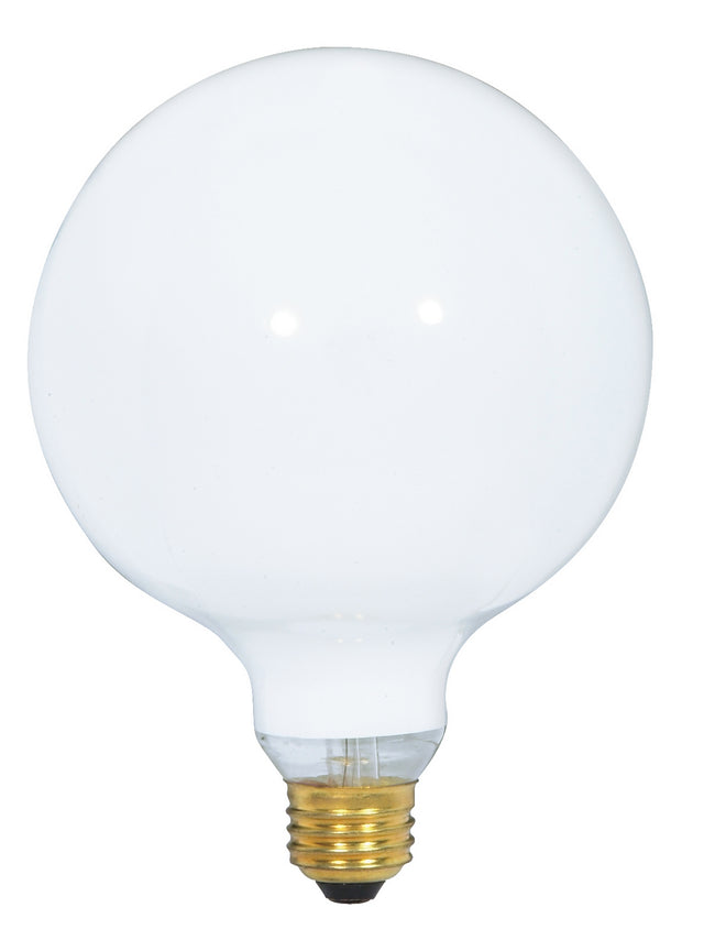 Globe 40 Watt E26 G40 120V Incandescent 2700k Light Bulb by Satco