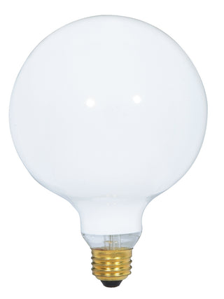 Globe 60 Watt E26 G40 120V Incandescent 2700k Light Bulb by Satco