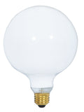 Globe 150 Watt E26 G40 120V Incandescent 2700k Light Bulb by Satco