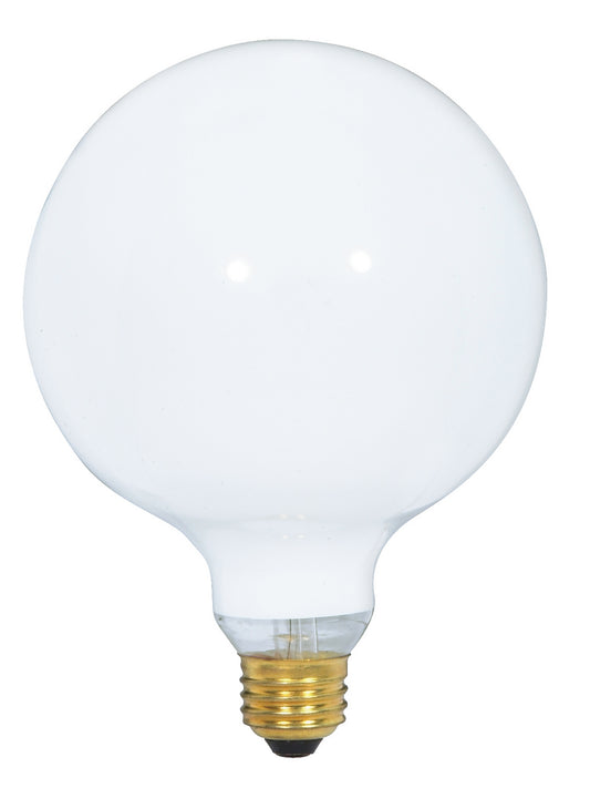 Globe 150 Watt E26 G40 120V Incandescent 2700k Light Bulb by Satco