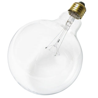 Buy clear-with-clear-glass Globe 40 Watt E26 G40 120.00V Incandescent 2700k Light Bulb by Satco