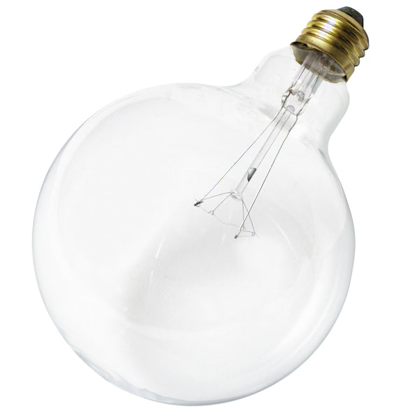 Globe 60 Watt E26 G40 120V Incandescent 2700k Light Bulb by Satco