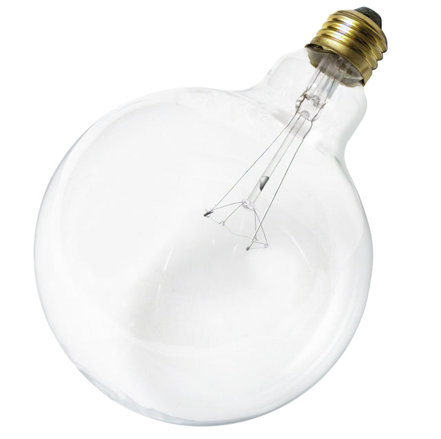 Globe 60 Watt E26 G40 120V Incandescent 2700k Light Bulb by Satco