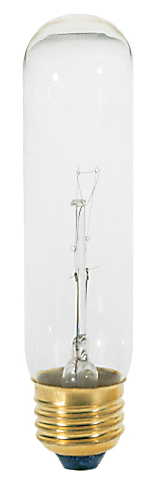 Tubular 25 Watt E26 T10 120.00V Incandescent 2700k Light Bulb by Satco