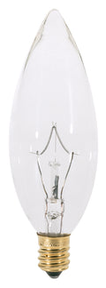 Torpedo 25 Watt E12 BA9.5 120.00V Incandescent 2700k Light Bulb by Satco