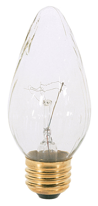 Torpedo 25 Watt E26 F15 120V Incandescent 2700k Light Bulb by Satco