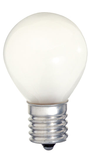 Buy frost-with-frost-glass Globe 10 Watt E17 S11 120.00V Incandescent 2700k Light Bulb by Satco