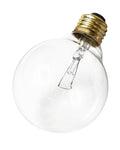 Globe 25 Watt E26 G30 120V Incandescent 2700k Light Bulb by Satco