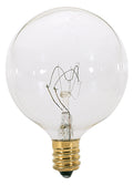 Globe 15 Watt E12 G16.5 120.00V Incandescent 2700k Light Bulb by Satco