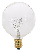 Globe 25 Watt E12 G16.5 120.00V Incandescent 2700k Light Bulb by Satco