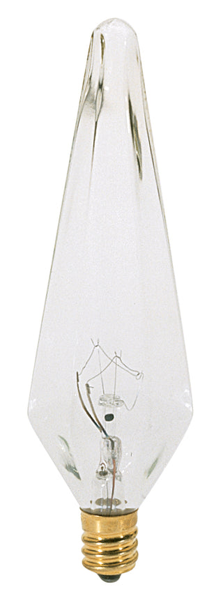 Torpedo 25 Watt E12 HX10.5 120.00V Incandescent 2700k Light Bulb by Satco