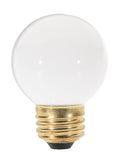 Globe 25 Watt E26 G16.5 120.00V Incandescent 2700k Light Bulb by Satco