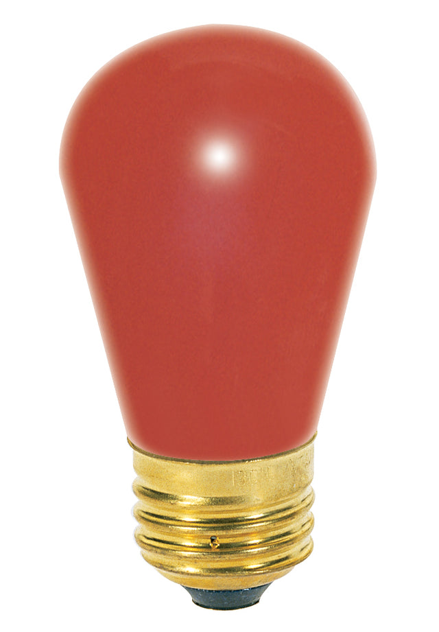 S14 11 Watt E26 S14 130.00V Incandescent Light Bulb by Satco