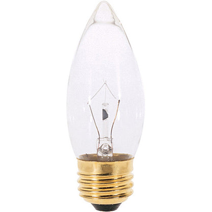 Torpedo 40 Watt E26 B10 120.00V Incandescent 2700k Light Bulb by Satco