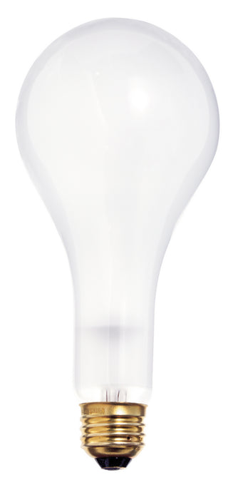 Buy frost-with-frost-glass 300 Watt E26 PS25 130V Incandescent 2700k Light Bulb by Satco