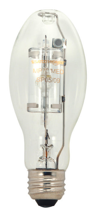 Tubular 70 Watt E26 ED17 HID 4000k Light Bulb by Satco