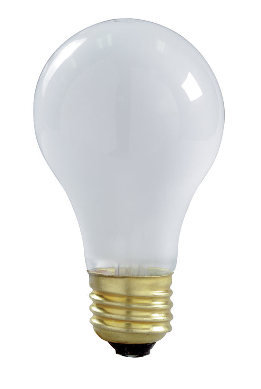 (Attn: LEFT-HAND-TURN BULBS (Not standard)) 100 Watt E26LHT A19 120V Incandescent 2700k Light Bulb by Satco