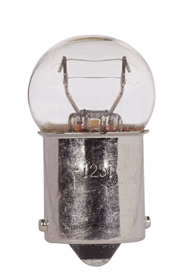Globe 6 Watt BA15s G6 28V Incandescent Light Bulb by Satco