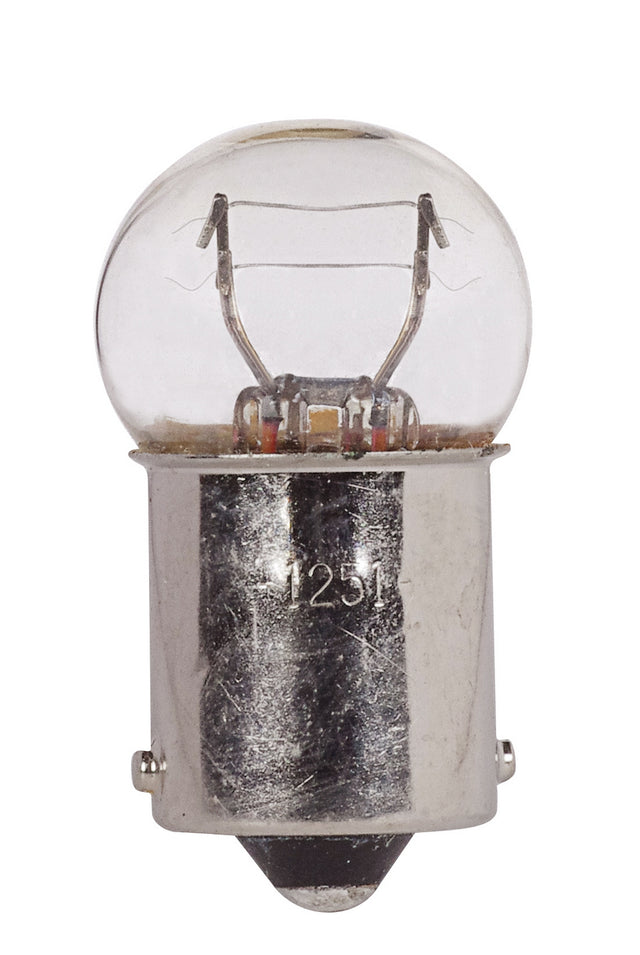 Globe 6 Watt BA15s G6 28V Incandescent Light Bulb by Satco