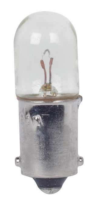 Tubular 2 Watt BA9s T3.25 6.30V Incandescent Light Bulb by Satco