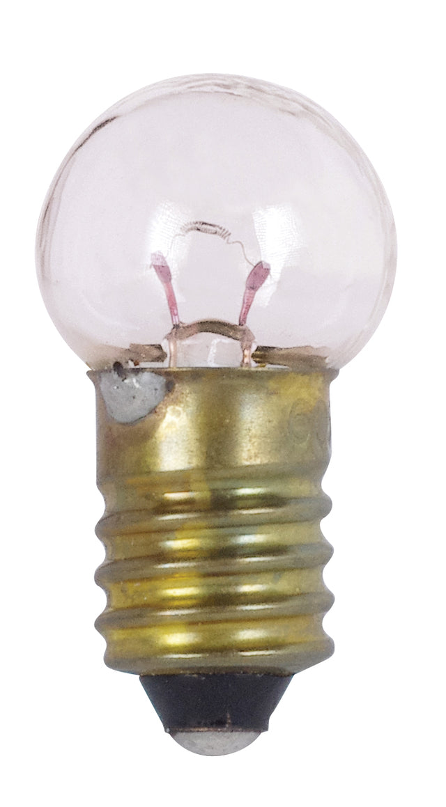 Globe 3 Watt E10 G4.5 6.15V Incandescent Light Bulb by Satco