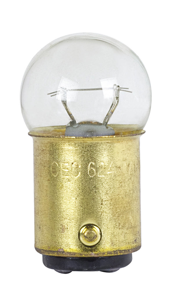Globe 10 Watt BA15d G6 28.00V Incandescent Light Bulb by Satco
