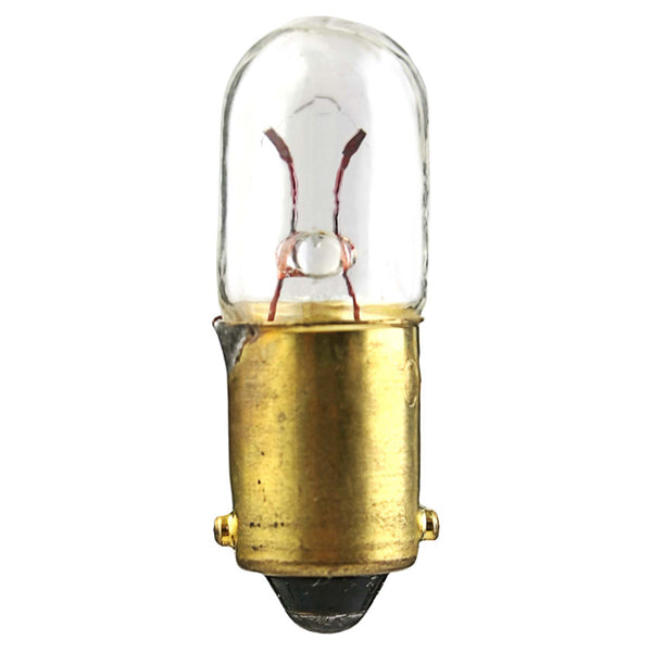 Tubular 1 Watt BA9s T3.25 6.30V Incandescent Light Bulb by Satco