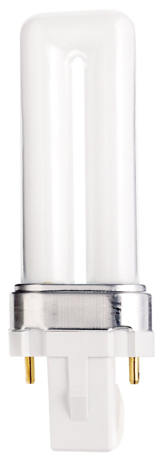 Bi-Pin 5 Watt G23 T4 120V Compact Fluorescent 2700k Light Bulb by Satco