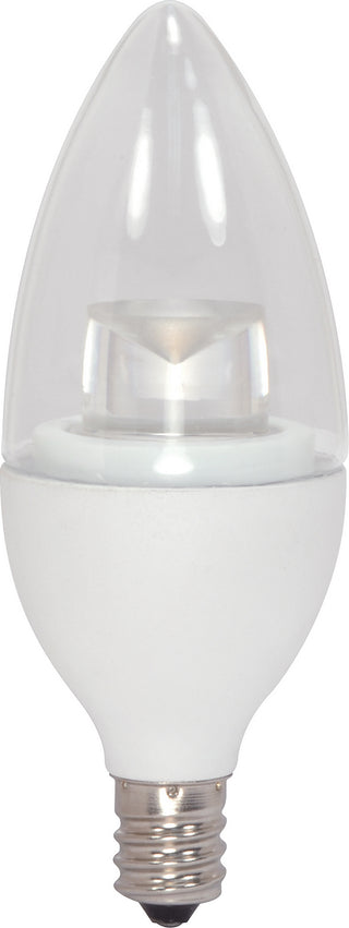 Torpedo 2 Watt E12 B11 120.00V LED 3000k Light Bulb by Satco