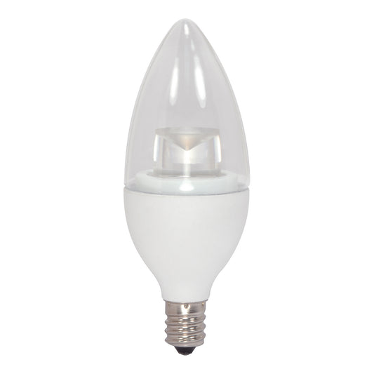Torpedo 4 Watt E12 B11 120V Outdoor (Damp)LED 2700k Light Bulb by Satco