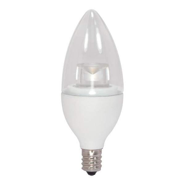 Torpedo 4 Watt E12 B11 120V Outdoor (Damp)LED 2700k Light Bulb by Satco