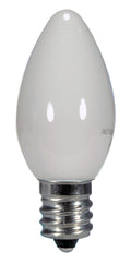 Torpedo 0 Watt E12 C7 120.00V LED 2700k Light Bulb by Satco