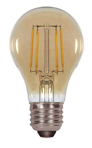 4 Watt E26 A19 120V Outdoor (Damp)LED 2000k Light Bulb by Satco