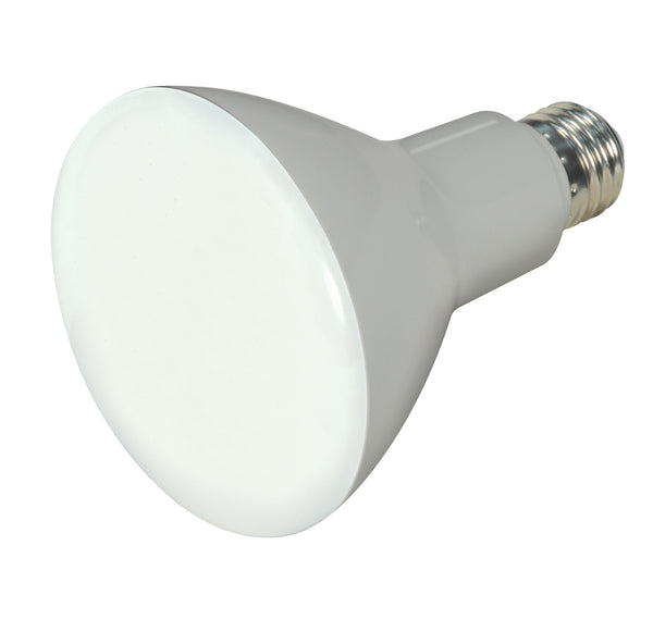 Reflector 9 Watt E26 BR30 120.00V LED 5000k Light Bulb by Satco