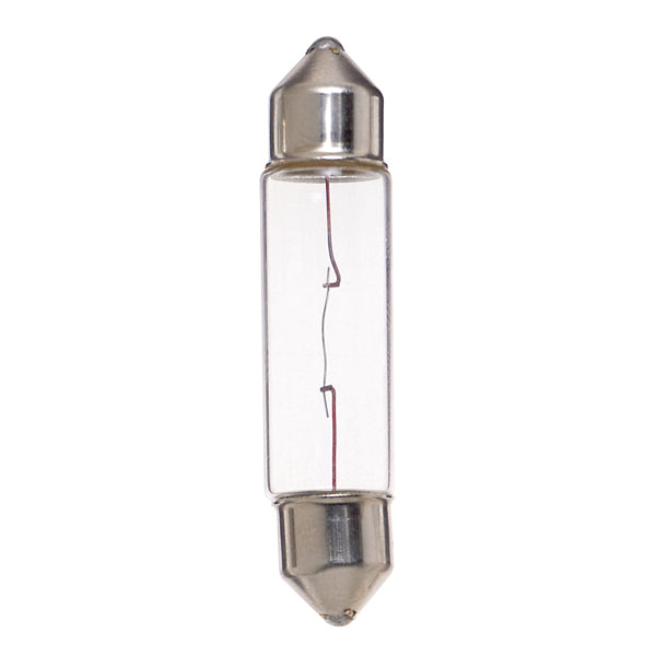 Tubular 10 Watt SV8.5-8 T3.25 12.00V Incandescent Light Bulb by Satco