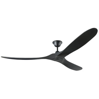 Buy matte-black-and-matte-black-3mavr70bkbk 3-Blade Maverick Ceiling Fan by Visual Comfort Fan