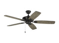 Colony Outdoor (Damp) Ceiling Fan (Light Kit Available) by Generation Lighting
