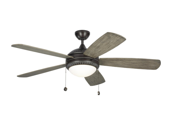5-Blades Discus Ceiling Fan with Light by Generation Lighting