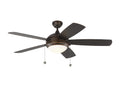 Discus Outdoor (Wet) Ceiling Fan with Light by Generation Lighting