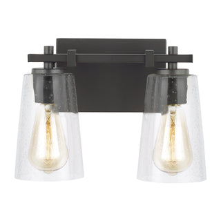 Buy oil-rubbed-bronze-with-clear-seeded-glass Mercer Vanity by Visual Comfort Studio